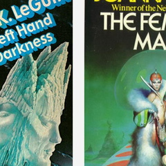 feminist science fiction books' covers