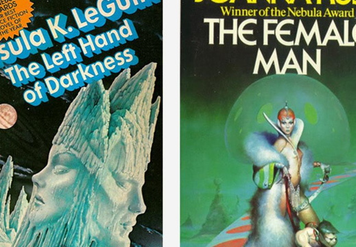 feminist science fiction books' covers