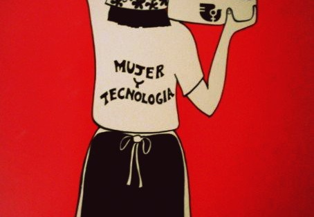 Women and technology poster colombia