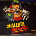 Graffiti de campaña Alerta Machitroll