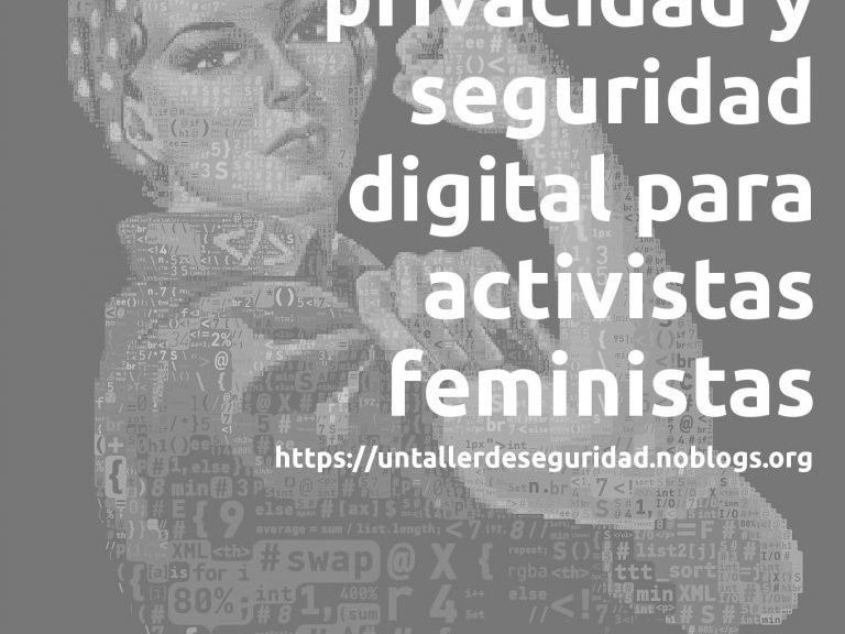Taller privacidad y seguridad perspectiva feminista