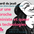 Conference pour une approeche queer et feministe des technologies