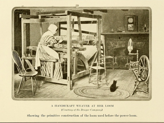 The story of textiles; a bird's-eye view of the history of the beginning and the growth of the industry by which mankind is clothed (1912) (14800156173)