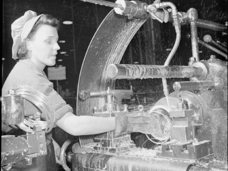 A Merlin Is Made- the Production of Merlin Engines at a Rolls Royce Factory, 1942 D12105