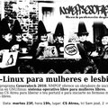 cartaz linux mulher