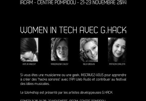 G.Hack @MusicTechFest, IRCAM, Paris