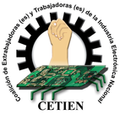 Coalición de Extrabajadoras (es) y Trabajadoras (es) de la Industria Electronica Nacional, CETIEN.png