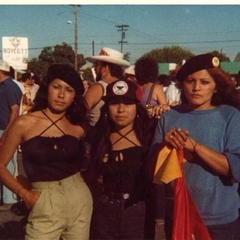 Chicana brown berets from the 1970