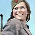 Young serbian partisan girl - Milja Marin - 'Kozarčanka' ,1944.jpg